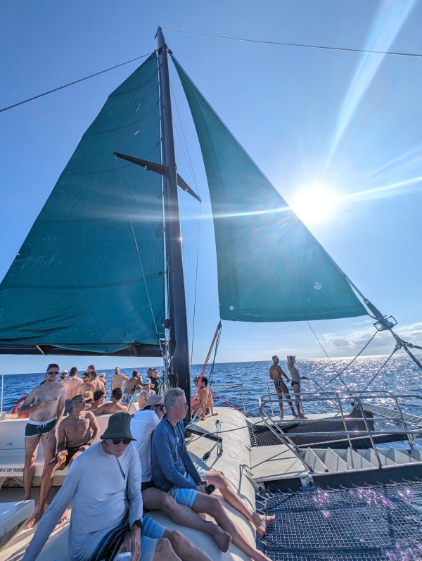 Hula's catamaran boat cruise